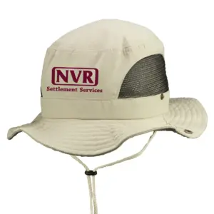 NVR Settlement Services - Embroidered Pintano Bucket Hat with Mesh Sides (Min 12 pcs)