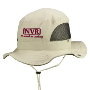 NVR Manufacturing - Embroidered Pintano Bucket Hat with Mesh Sides (Min 12 pcs)