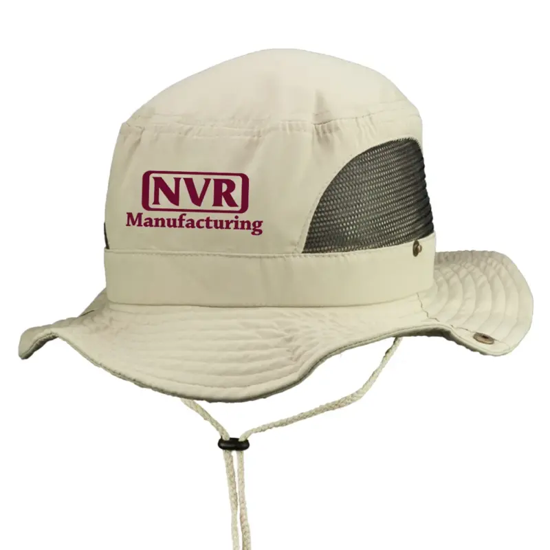 NVR Manufacturing - Embroidered Pintano Bucket Hat with Mesh Sides (Min 12 pcs)