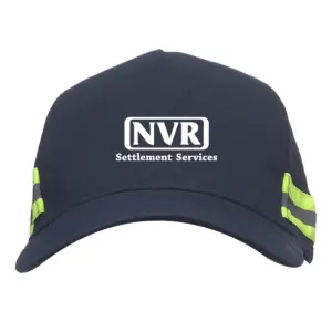 NVR Settlement Services - Embroidered Structured Safety Reflective Caps (Min 12 pcs)