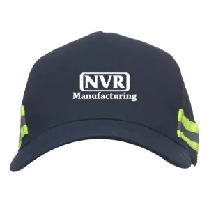 NVR Manufacturing - Embroidered Structured Safety Reflective Caps (Min 12 pcs)