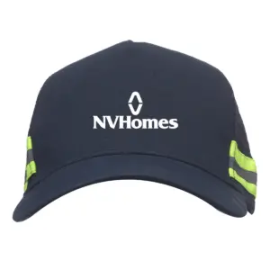 NVHomes - Embroidered Structured Safety Reflective Caps (Min 12 pcs)