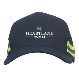 Heartland Homes - Embroidered Structured Safety Reflective Caps (Min 12 pcs)