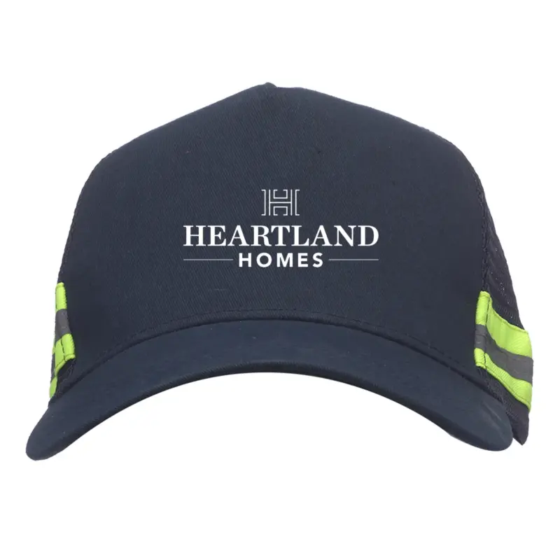 Heartland Homes - Embroidered Structured Safety Reflective Caps (Min 12 pcs)