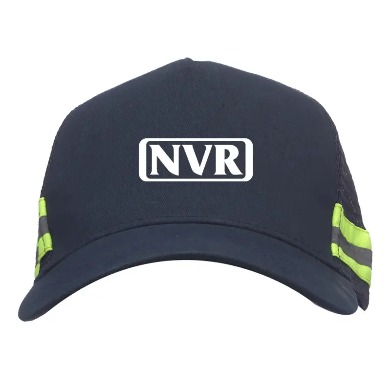 NVR Inc - Embroidered Structured Safety Reflective Caps (Min 12 pcs)