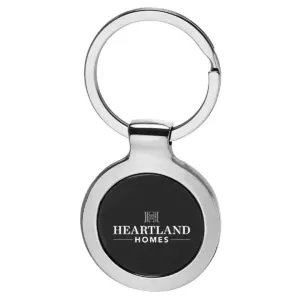 Heartland Homes - Round Two Tone Metal Key Chains