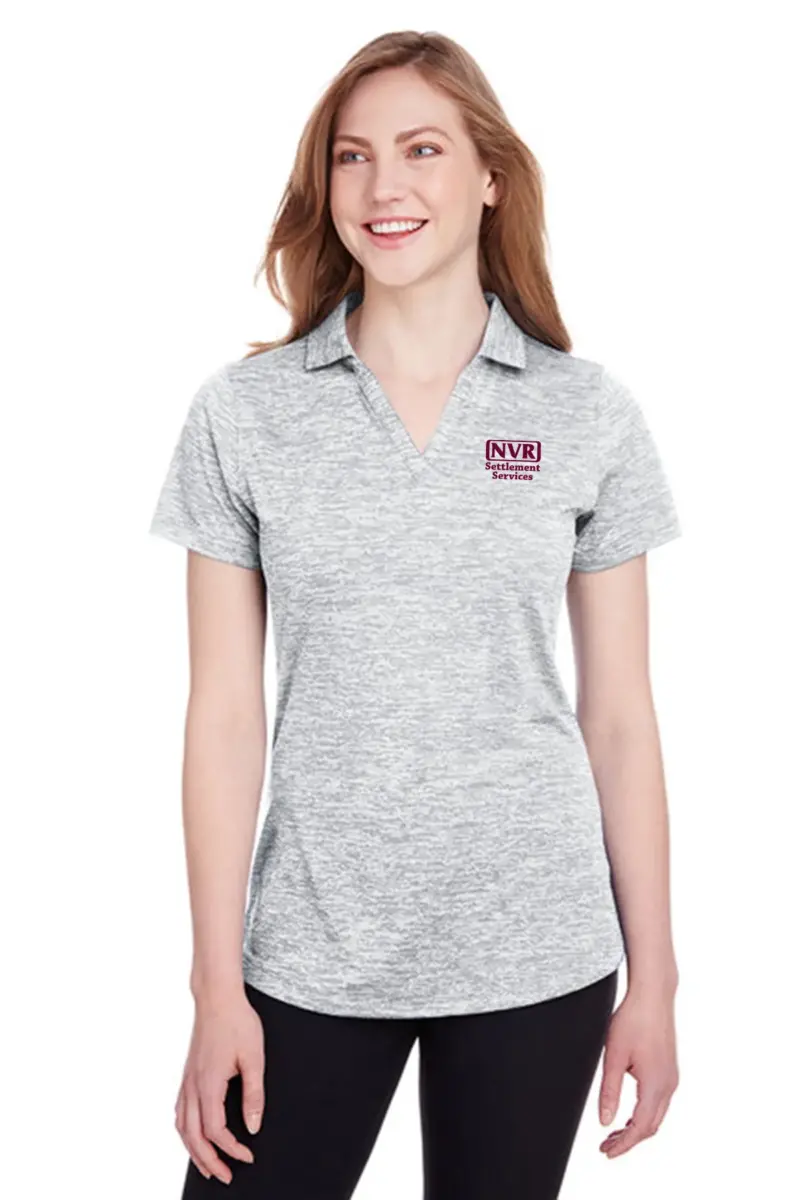 NVR Settlement Services - PUMA GOLF Ladies Icon Heather Polo
