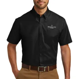 Heartland Homes - Port Authority Short Sleeve Carefree Poplin Shirt