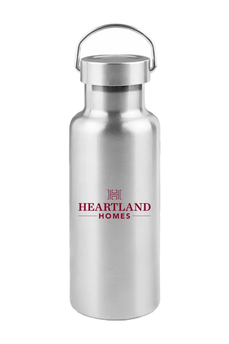 Heartland Homes - 17 Oz. Stainless Steel Canteen Water Bottles