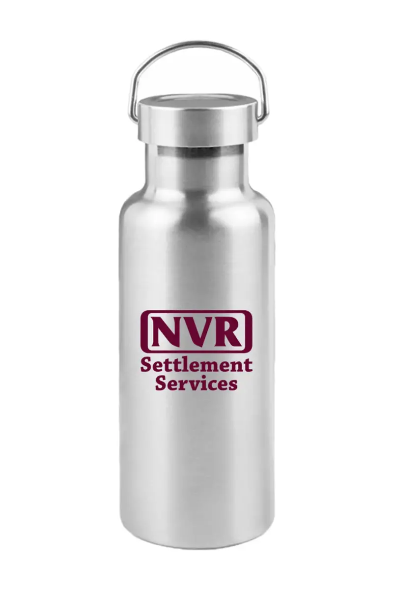NVR Settlement Services - 17 Oz. Stainless Steel Canteen Water Bottles