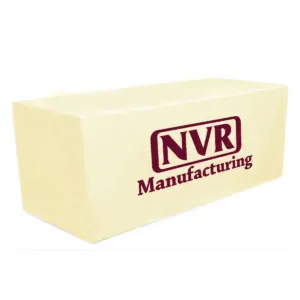 NVR Manufacturing - 8' Fitted Dye Sub Tablecloth White