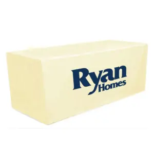Ryan Homes - 8' Fitted Dye Sub Tablecloth White