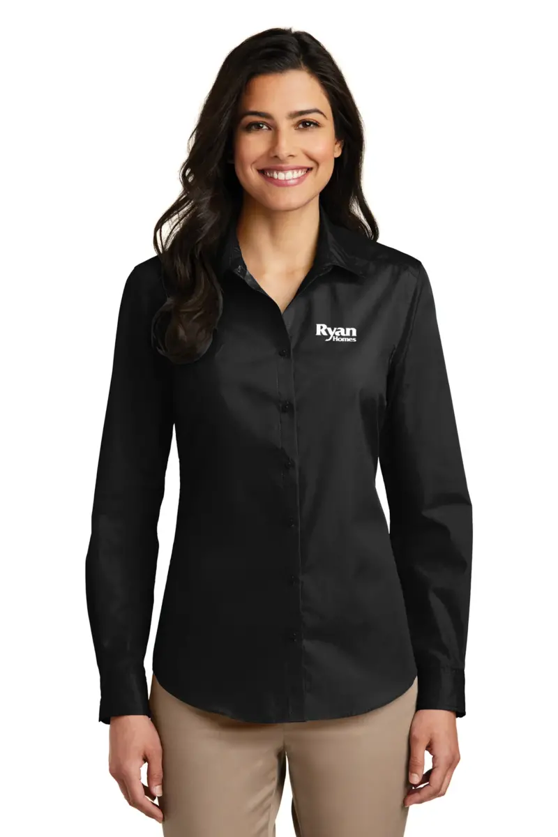 Ryan Homes - Port Authority Ladies Long Sleeve Care Free Poplin Shirt