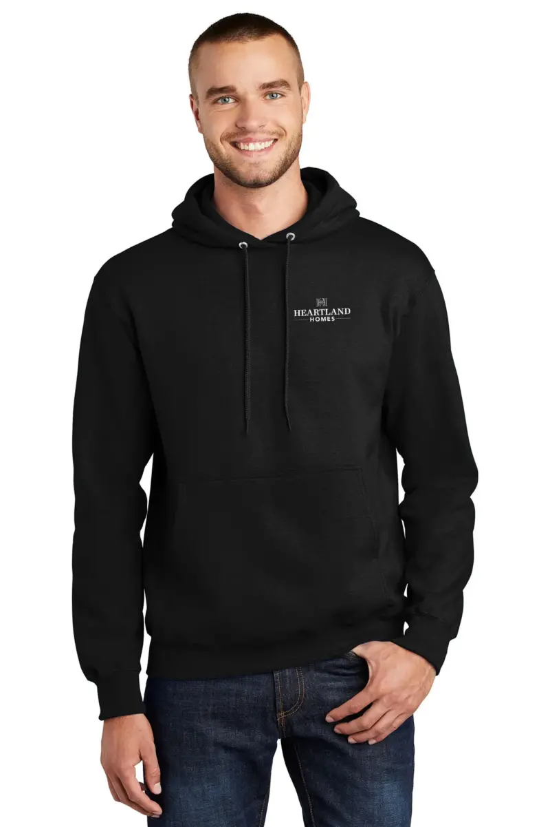 Heartland Homes - Port & Company Men's Essential Fleece Pullover Hooded Sweatshirt