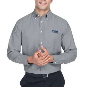 Ryan Homes - Harriton Men's Long-Sleeve Oxford with Stain-Release