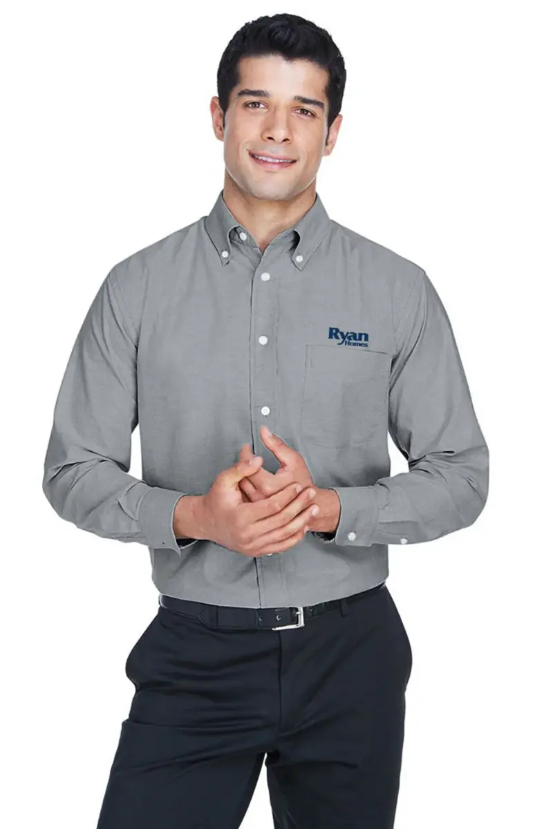 Ryan Homes - Harriton Men's Long-Sleeve Oxford with Stain-Release