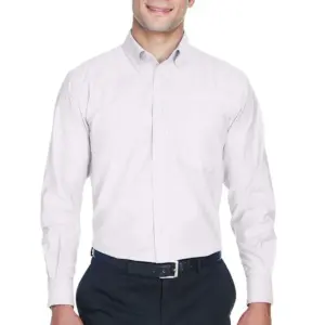NVR Mortgage - Harriton Men's Long-Sleeve Oxford with Stain-Release