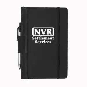 NVR Settlement Services - 5""x9"" Executive Notebooks with Pen