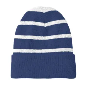 Ryan Homes - Embroidered Sport-Tek Striped Beanie w/Solid Band