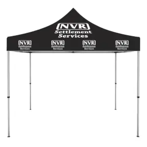 NVR Settlement Services - ONE CHOICE 10 ft. Steel Canopy Tent Dye-Sub Graphic Package