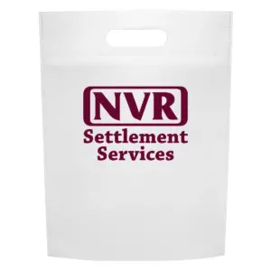 NVR Settlement Services - Non-Woven Exhibition Tote Bags (11""x14"")