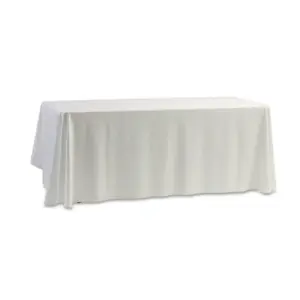 NVR Mortgage - 6' Fitted Dye Sub Tablecloth (Non Fitted) White