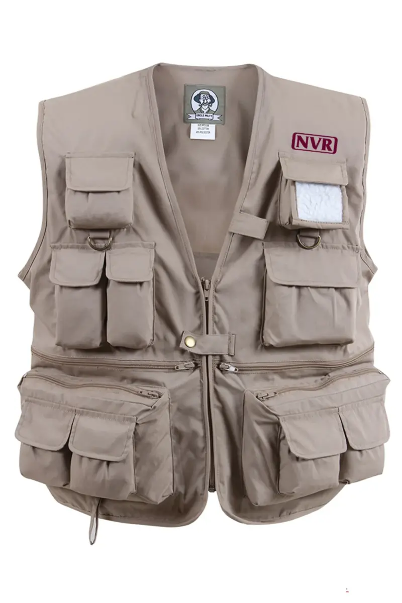 NVR Inc - Uncle Milty's Khaki Travel Vest Min 12 pcs