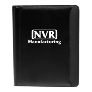 NVR Manufacturing - Textured Accent Zippered Portfolios (10.25""x12.5"")