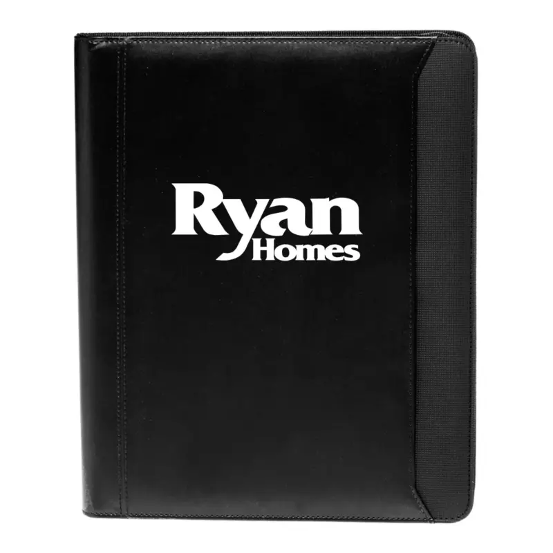 Ryan Homes - Textured Accent Zippered Portfolios (10.25""x12.5"")
