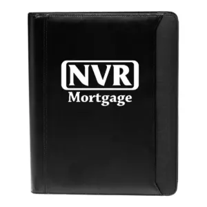 NVR Mortgage - Textured Accent Zippered Portfolios (10.25""x12.5"")