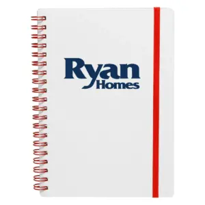 Ryan Homes - White Spiral Notebook w/ Colored Accents