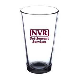 NVR Settlement Services - 16 oz. Imported Pint Glasses