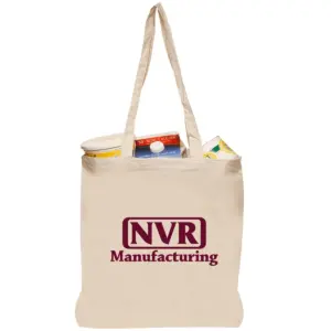 NVR Manufacturing - Natural Cotton Fiber Tote Bags (14.5""x16"")