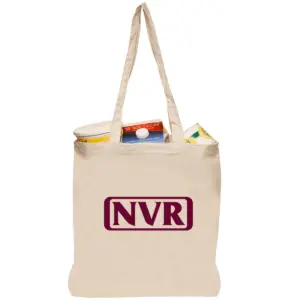 NVR Inc - Natural Cotton Fiber Tote Bags (14.5""x16"")