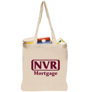 NVR Mortgage - Natural Cotton Fiber Tote Bags (14.5""x16"")