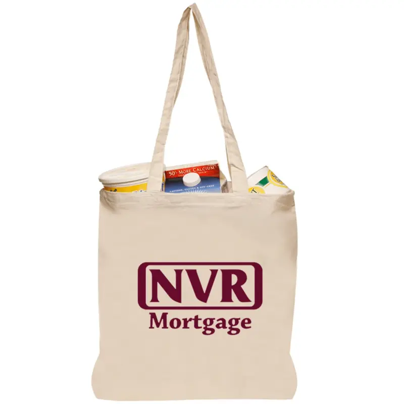 NVR Mortgage - Natural Cotton Fiber Tote Bags (14.5""x16"")