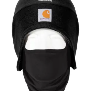 nvr manufacturing embroidered carhartt fleece 2 in 1 headwear