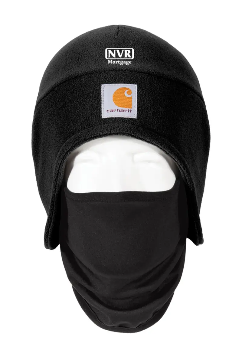 nvr mortgage embroidered carhartt fleece 2 in 1 headwear