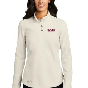 NVR Inc - Eddie Bauer Ladies 1/2 Zip Microfleece Jacket