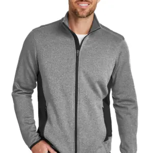NVR Mortgage - Eddie Bauer Men's Full-Zip Heather Stretch Fleece Jacket