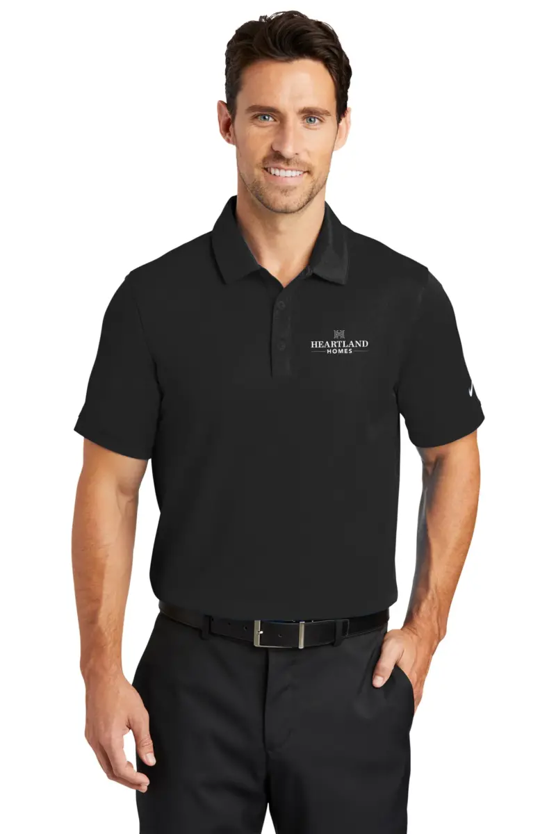 Heartland Homes - Nike Adult Golf Dri-FIT Solid Icon Pique Polo Shirt