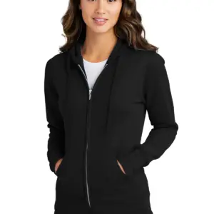 NVR Settlement Services - Port & Company Ladies Core Fleece Full-Zip Hooded Sweatshirt