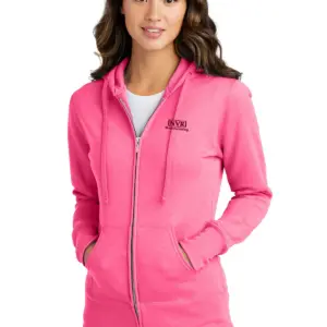 NVR Manufacturing - Port & Company Ladies Core Fleece Full-Zip Hooded Sweatshirt