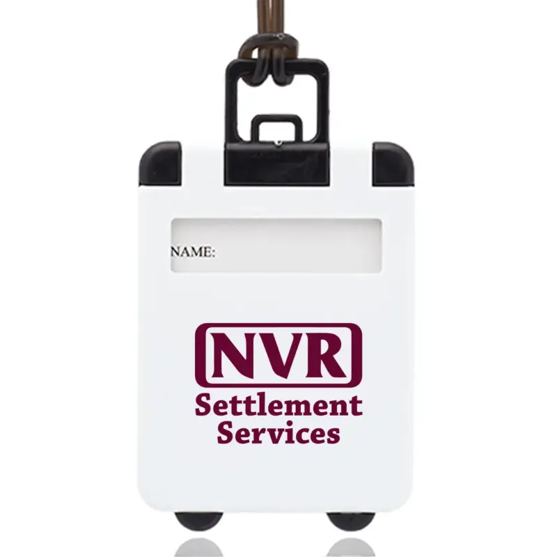NVR Settlement Services - Mini Carry On Luggage Tags