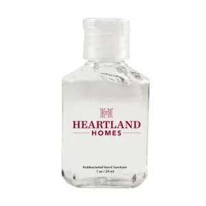 Heartland Homes - Antibacterial Hand Sanitizer Gel on White Label