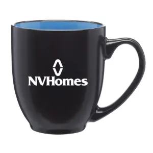 NVHomes - 16 Oz. Bistro Two-Tone Ceramic Mugs