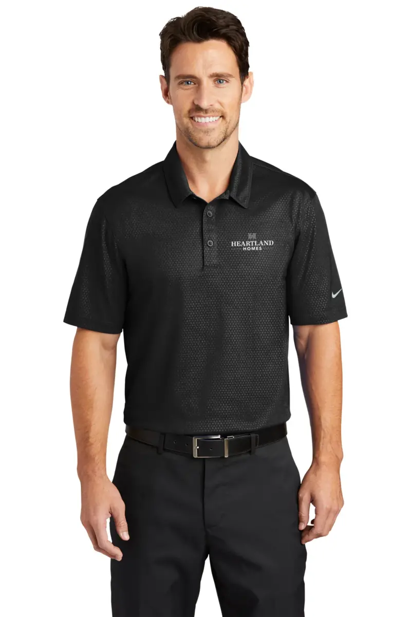 Heartland Homes - Nike Golf Dri-FIT Embossed Tri-Blade Polo Shirt