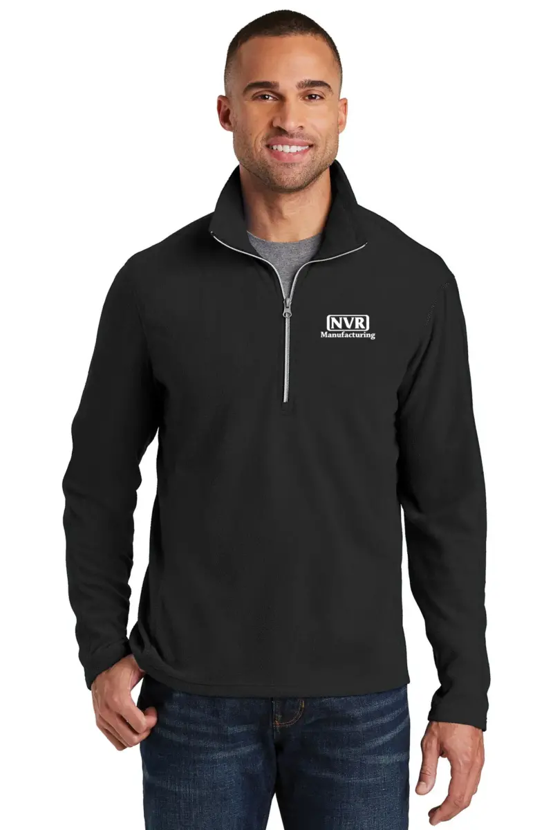 NVR Manufacturing - Port Authority Men's Microfleece 1/2-Zip Pullover Sweater
