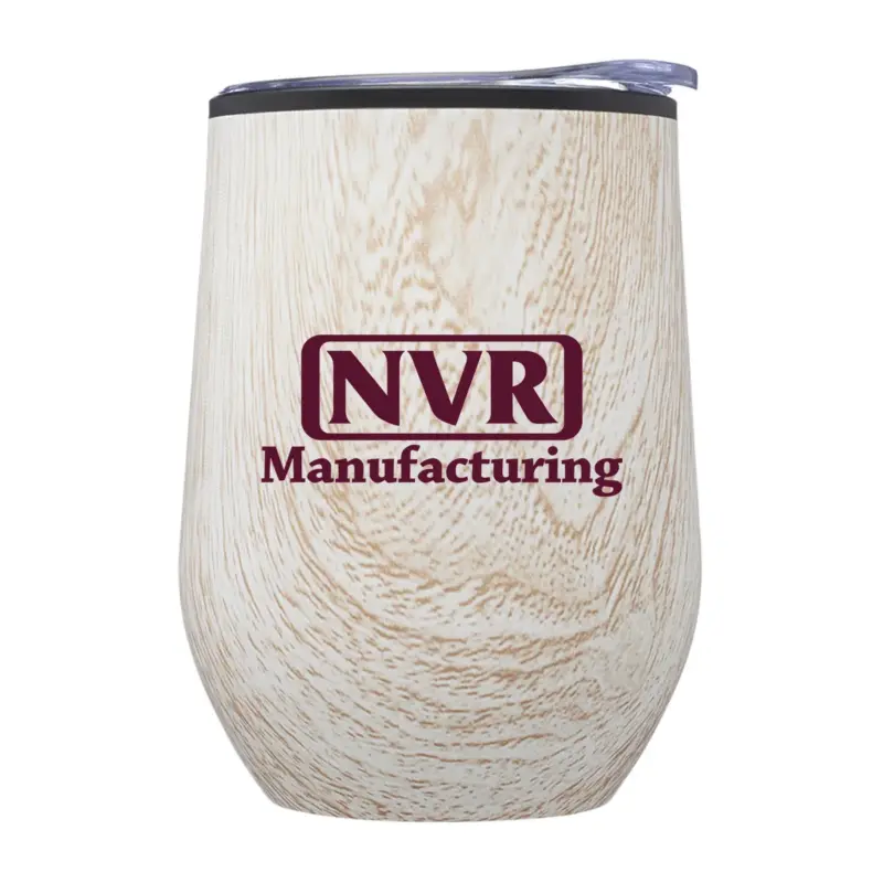 NVR Manufacturing - 12 Oz. Palmera Stemless Wine Tumbler w/Lid