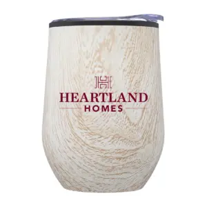 Heartland Homes - 12 Oz. Palmera Stemless Wine Tumbler w/Lid